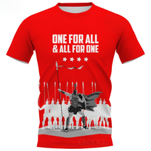 CLOOCL-camisetas con estampado 3D One for All for One para hombre y mujer, ropa de moda de carne, camisetas, envío directo 2024 - compra barato