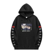 Hatake Kakashi Print Hoodie Men Women Autumn Winter Sweatshirt Harajuku Japan Hoodie Streetwear Hip Hop Cartoon Hoodie 2024 - buy cheap