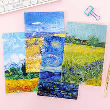 Colored Van Gogh Oil Painting Series Notebook Line-loaded A5 Books Office Stationery And School Supplies 1PCS 2024 - buy cheap