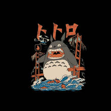 Parches de Totoro de mar de animales en Japón para ropa, adhesivos de planchado de vinilo con transferencia de calor, 2021 2024 - compra barato