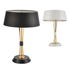 Luminária de mesa, estilo nórdico, para escritório, industrial, iluminação 2024 - compre barato