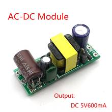 Convertidor reductor de precisión AC-DC 5V 600mA 3W AC 220v a 5v DC, módulo de fuente de alimentación, transformador reductor 2024 - compra barato