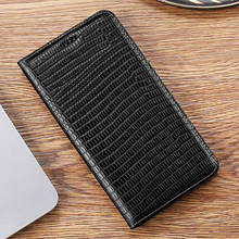 Lizard Grain Genuine Leather Flip Cover Case For Samsung Galaxy S6 S7 edge S8 S9 S10 S20 S21 Plus Note 5 8 9 10 20 Ultra Pro 2024 - buy cheap