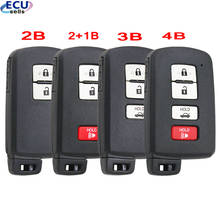 2 / 2+1 / 3 / 4 Button Smart Card Remote Car Key Shell Case for Toyota Avalon Camry Hybrid Corolla Highlander RAV4 2012 - 2016 2024 - buy cheap