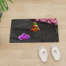 Buddha Gate Rug PVC Floor Mat Non-slip Kitchen Mat Rug In The Hallway Modern Decoration Soft Leather Carpet Entrance Doormat 2024 - buy cheap