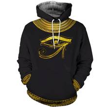 Brand clothing 2019 Fashion hoodies 3D All Over Printed Eye Of Horus God Clothes Sweatshirt Harajuku streetwear sudadera hombre 2024 - buy cheap