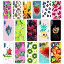 92AAColor of fruit gift Soft Silicone Tpu Cover phone Case for Samsung Galaxy A6 Plus 2018 A7 2018 A9 star Lite Case 2024 - buy cheap