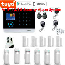 HOT Smart Home Security Alarm System WiFi 4G Wireless 433MHz Tuya APP Android IOS Control Touch keyboard Control 2024 - buy cheap