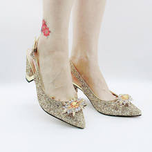 Zapatos de tacón alto para mujer, calzado de tacón cuadrado, diseño único italiano, para boda, color verde y rojo 2024 - compra barato