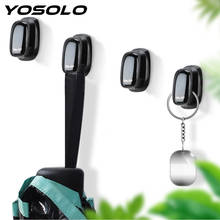 YOSOLO 4 шт. автомобильный крючок, органайзер для автомобиля, самоклеящаяся настенная вешалка для крючков, автомобильный зажим для usb-кабеля, хранения ключей для наушников 2024 - купить недорого
