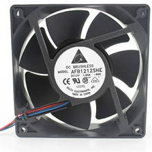 Original AFB1212SHE 12038 1.6A automatic temperature control speed double ball air volume fan 2024 - buy cheap