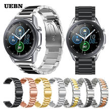 UEBN Metal Stainless Steel Band forSamsung Galaxy Watch 3 41mm Bracelet Strap for Galaxy Watch 3 45mm watchband Correa ремешок 2024 - buy cheap