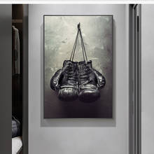 Sports Room Boxing Gloves Canvas Painting Cuadros Posters Print Wall Art for Living Room Home Decor (No Frame) 2024 - buy cheap