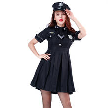 Halloween Adult  Ladies Cop Police Officer Policewomen Costume uniform Cosplay Sexy Women  Hen Party Fancy Dress 2024 - buy cheap
