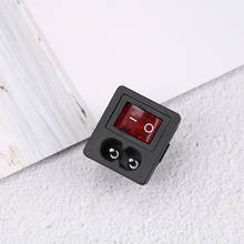 O interruptor de balancim vermelho fundiu o conector do interruptor do fusível do soquete de alimentação da entrada a intensidade dielétrica 2000v ac/min