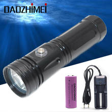 1000LM XM-L2 White light Yellow light Underwater Lantern Scuba Diving Torch Spearfishling Flashlight Use 1*26650 batteries 2024 - buy cheap