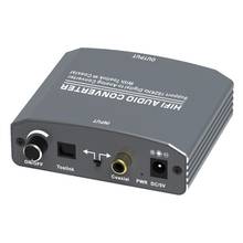 Audio digital to Analog Audio Converter 192KHz Audio Decoder HiFi Digital Optical Coaxial Converter 2024 - buy cheap