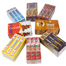 Darshan-varita de incienso de la India, cajas pequeñas de aromaterapia para interior y hogar, armario, desodorante, aire limpio, 12 unidades 2024 - compra barato