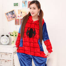 Kigurumi Spider Costume Kids Pajama Adult Animal Onesie Women Men Hooded Kegurumi Sleepwear Flannel Pijamas 2024 - buy cheap