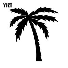 YJZT 14,4X15,7 см пальмовое дерево виниловая наклейка весь корпус декоративный автомобильный стикер аксессуары C25-0858 2024 - купить недорого