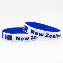 1pc nova zelândia bandeira pulseira de silicone motivacional pulseira de pulso de borracha dos esportes das mulheres dos homens pulseira de amizade acessórios 2024 - compre barato