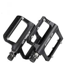 1pair Bike Pedals Mountain Road Bicycle Flat Platform MTB Cycling Aluminum Alloy 9/16" Bicycle Parts 2024 - buy cheap