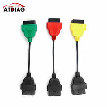 Hot Sale 3pcs Professional For FiatECUScan Adapter Connector Airbag obd2 scanner Diagnostic cable for Fiat ECU Scan 2024 - buy cheap