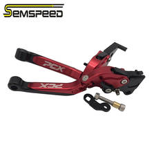 Semspeed HONDA 2021 PCX 125 PCX 150 160 Motorcycle Accessories Parking Brake Foldable Levers Folding Extendable Automatic Lock 2024 - buy cheap