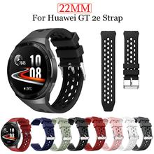 22mm pulseira de silicone para huawei relógio gt 2e substituição pulseira esporte para huawei gt2e pulseira de relógio inteligente correia 2024 - compre barato