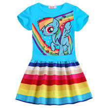 Girl Dress Summer fashion Children Dress Cartoon Baby Girl Party Birthday Gift Princess Dress Costume pony Dress kids Clothes 2024 - buy cheap