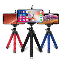 Soporte para teléfono móvil, trípodes flexibles de pulpo con Clip para iPhone 11, Xiaomi, Samsung, soporte para cámara de escritorio 2024 - compra barato