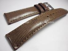 Lizard Leather Watch Strap Wrist Strap high quality Bracelet18mm19mm20mm21mm22mm Handmade vintage Watch belt brown Upscale strap 2024 - buy cheap