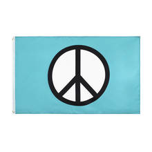 Johnin-símbolo de la paz, bandera, 90x150cm 2024 - compra barato