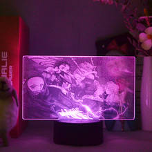 Gavatsutai-lâmpada de imagem 3d estilo retrô, iluminação fotográfica de anime, demon slayer, figuras de novidade, luz noturna para seus amigos, presentes 2024 - compre barato