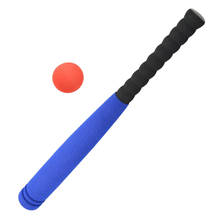 Bate de béisbol con pelota para niños, Kit de béisbol para exteriores, juego deportivo seguro (azul, Color aleatorio) 2024 - compra barato