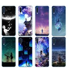 Funda de teléfono de silicona para Samsung Galaxy S10 E PLUS, A10, A20, A30, A40, A50, A70, A10E, A20E, M20, parachoques, día estrellado, Anime 2024 - compra barato