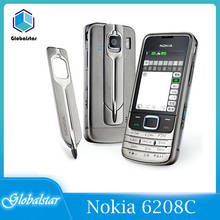 Nokia 6208c remodelado telefones celulares originais desbloqueado barato gsm 1 ano de garantia boa qualidade telefone frete grátis rápido 2024 - compre barato