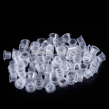 100Pcs 8mm Small Size Tattoo Plastic Tattoo Ink Cups Permanent Makeup Pigment Container Caps Disposable Holder Tattoo Accessory 2024 - buy cheap