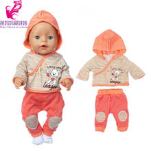 Conjunto de ropa para muñeca bebé Reborn, pantalones, 17 pulgadas, novedad, 2021 2024 - compra barato