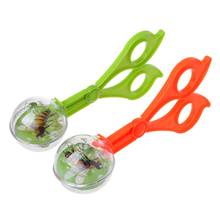 Plastic Bug Insect Catcher Scissors Tongs Tweezers For Kids Children Toy Handy 2024 - buy cheap