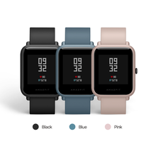 Xiaomi amazfit-relógio inteligente original, smartwatch com bateria que dura 45 dias, 3atm, resistente à água, para xiaomi sport life, envio direto 2024 - compre barato