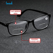 Zilead Double Light Reading Glasses Fashion Clear Lens Presbyopic Eyeglasses Ultra-Light Spectacles For Women Men +1.0+3.0+4.0 2024 - buy cheap