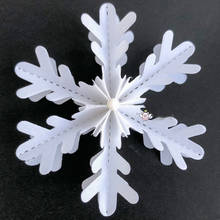 3D Folding star snowflake Metal Cutting Dies Stencils DIY Scrapbooking Paper/photo Cards Embossing Dies 2024 - buy cheap