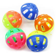 Pelota de juguete con cascabel para gato, juguete para gatitos, bolas coloridas, diámetro de 3 Cm 2024 - compra barato