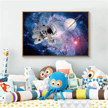 Canvas Paintings Astronaut Posters and Prints Planet Earth Moon Cosmonauts Space Wall Art Cuadros Pictures for Home Decoration 2024 - buy cheap