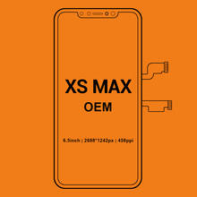 Pantalla táctil LCD con digitalizador, piezas de montaje de repuesto, color negro, para Tianma OLED OEM, para iPhone X S Max 2024 - compra barato