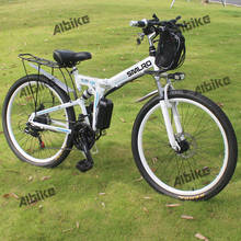 Bicicleta de aluminio eléctrica y plegable para nieve y montaña, bici de ciudad con potente motor, batería 48V 20 Ah, 1000W, 26" 2024 - compra barato