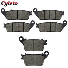 Cyleto-pastilhas de freio dianteiro e traseiro para motocicleta, modelos honda cb600 cb 600f cb600f hornet cb 600 f não abs, 2007, 2008, 2009, 2010 2024 - compre barato