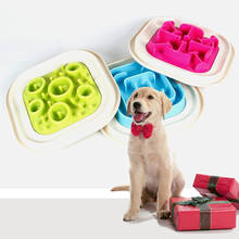 Cuencos antideslizantes para alimentación de perros y cachorros, comedero para gatos, plato de viaje de plástico, contenedor de comida 2024 - compra barato