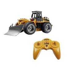 HuiNa 1586 6 Channel Full Functional Front Loader RC Remote Control Construction Toy Tractor with Lights Sounds 2.4Ghz 2024 - buy cheap